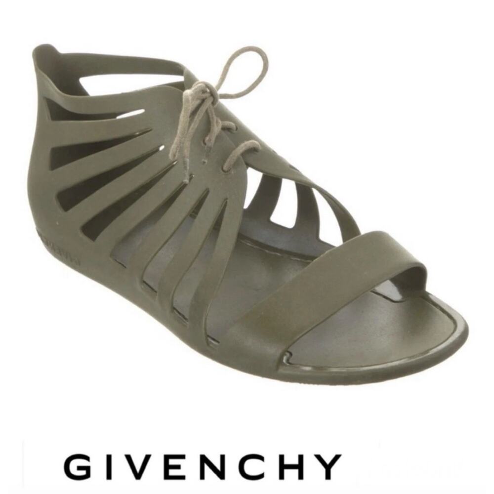 Givenchy Rubber Gladiator Sandals